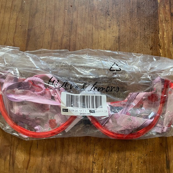 For Love & Lemons Rose Bloom Underwire Bra - Picture 5 of 6